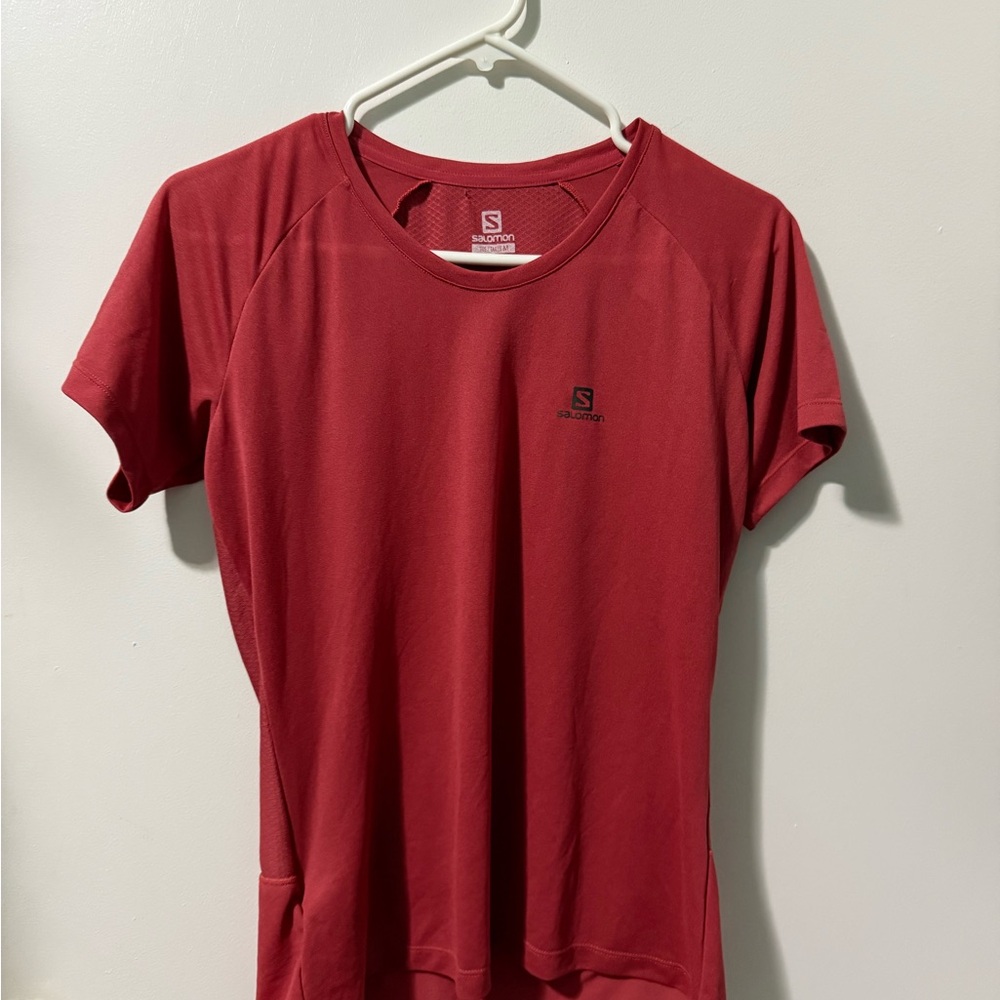 Salomon Red Athletic T-Shirt